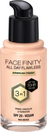 Max Factor Facefinity All Day Flawless Foundation - N55 Beige - Image 2