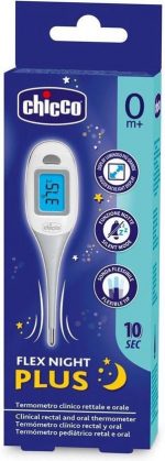 Chicco Flex Night Plus - Extra grote display - Thermometer koorts - Met Achtergrondverlichting - Thermometer baby - Image 2