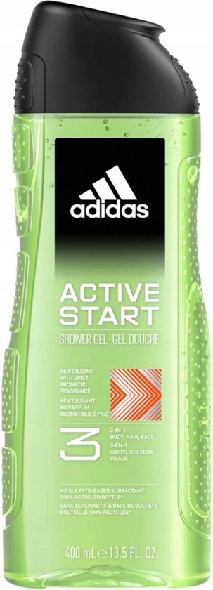 303x840-33 Adidas Active Start Douchegel 400 ml 3-in-1 - Image 1