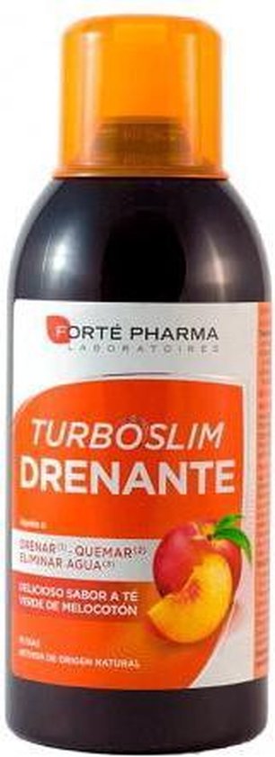 306x840-31 Digestive supplement Forté Pharma Turboslim Drenante 500 ml Peach - Image 1