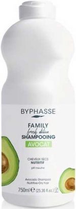 Voedende Shampoo Byphasse Family Fresh Delice Droog Haar Avocado (750 ml) - Image 3