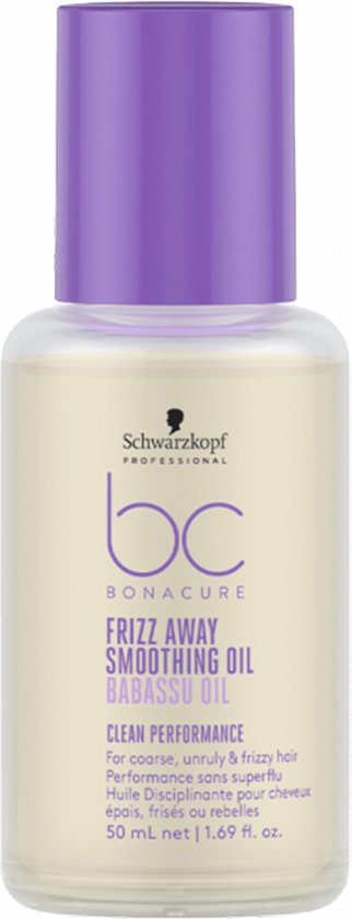 322x840-5 Schwarzkopf - Bonacure Clean Performance Frizz Away Oil - 50ml - Image 1