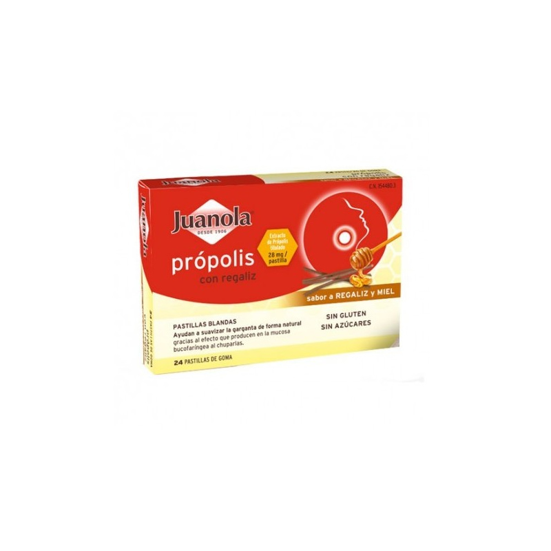 3245072_3d0b880271116f784c905cac3309fdb1 Juanola Propolis And Licorice Soft Tabs 24 Units - Image 1