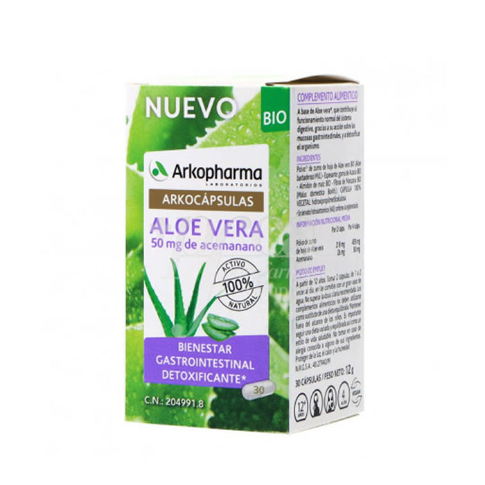 3248408_4502792f146bff6531489731de3113c9 Arkocapsulas Aloe Vera Bio 30 Capsules - Image 1