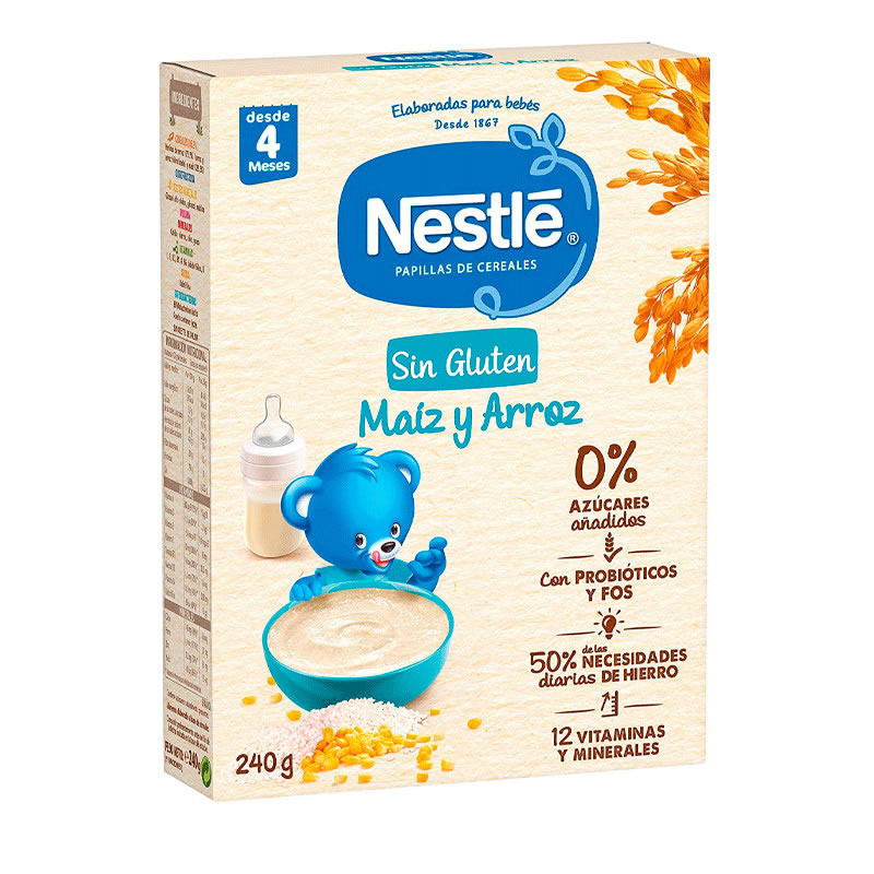 3251001_333f0ae153a3ac47f291958395dd595c Nestle Papilla Gluten Free Corn & Rice 240g - Image 1