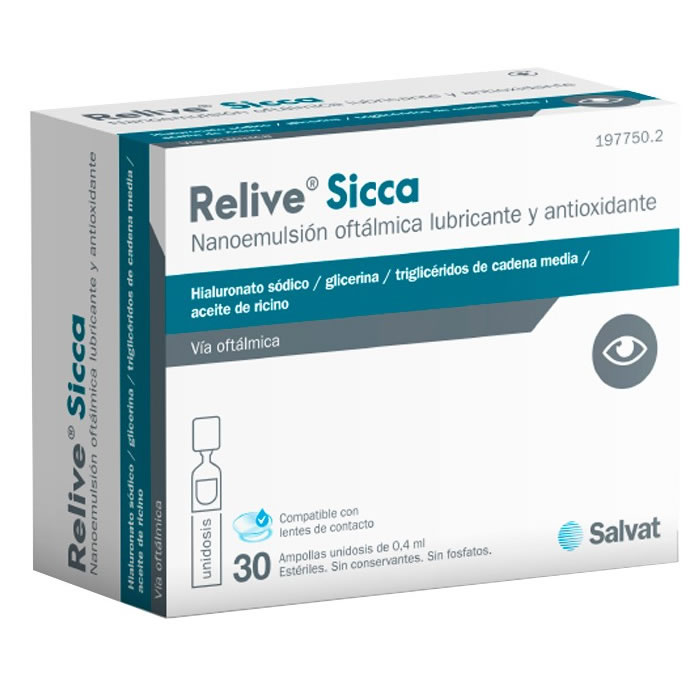 3252093_9be3816bdabd89c92807a6eb45dad3ce Relive Sicca 30 Blíster - Image 1