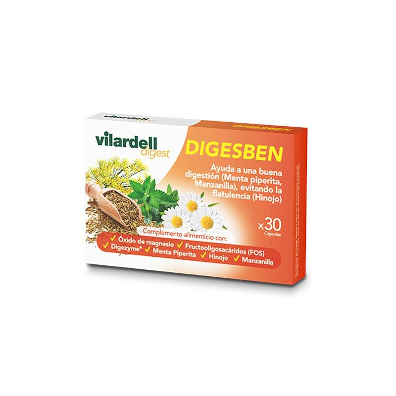 3257128_bd8ad71fd41549dd53fecd7aeffd4267 Vilardell Digest Digesben 30 Capsules - Image 1