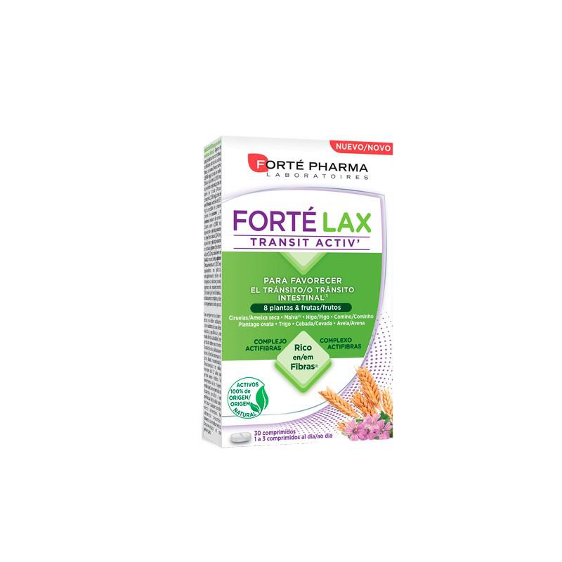 3257264_2c920a995dbfa1172b035aba3cf39025 Forte Pharma Forte Lax Transit Activ 30 Tablets - Image 1