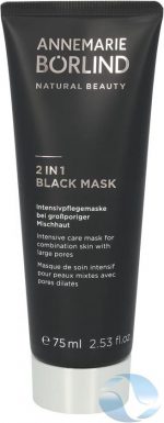 Annemarie BÃ¶rlind Natural Beauty 2 in 1 Black Mask, 75 ml - Image 2