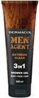 Dermacol - Shower Gel for Men 3in1 Extreme Clean Men Agent (Shower Gel) 250ml - 250ml - Image 3