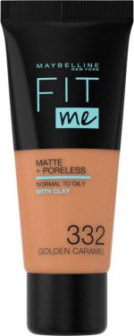Fit Me Matte+poreless Foundation By Maybelline #332-golden