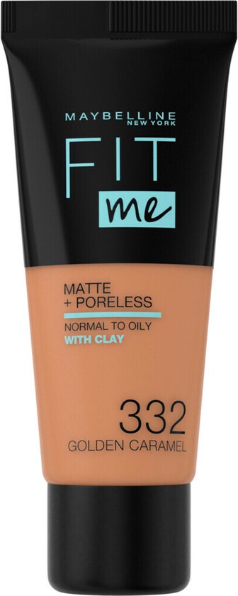336x840-57 Fit Me Matte+poreless Foundation By Maybelline #332-golden - Image 1