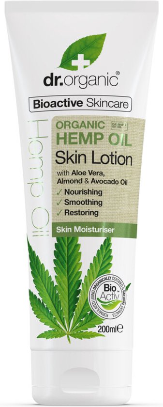337x840-119 Dr. Organic Hennepolie Huidlotion 200 ml - Image 1