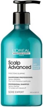L'Oréal Professionnel Scalp Advanced Anti-Dandruff Dermo-clarifier shampoo 500ml - Anti-roos vrouwen - Voor Alle haartypes