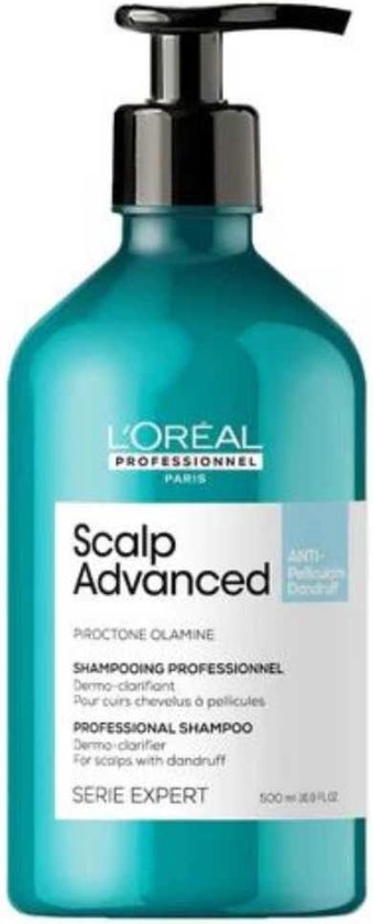 339x840-34 L'Oréal Professionnel Scalp Advanced Anti-Dandruff Dermo-clarifier shampoo 500ml - Anti-roos vrouwen - Voor Alle haartypes - Image 1