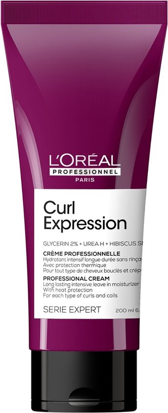 343x840-36 L’Oréal Professionnel Curl Expression Leave-In Moisturizer – Hydrateert en verstevigt krullen – Serie Expert – 200 ml - Image 1