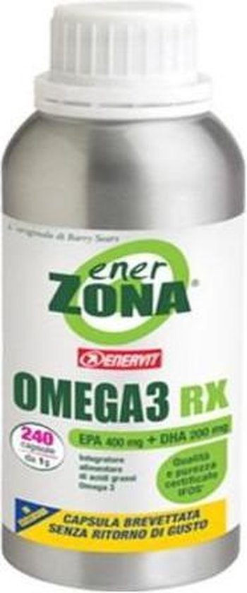 350x840-35 Enervit Ener Zona Omega 3 Rx 240 Capsules 1000 Mg - Image 1