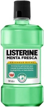 Listerine Fresh Mint Mouthwash 500ml - Image 4