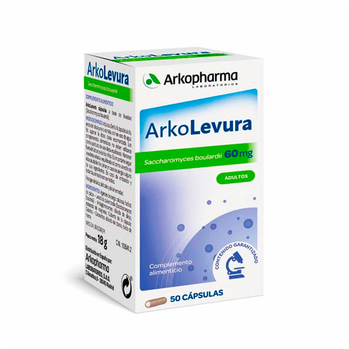 3578830111007 Arkopharma Arkolevura Saccharomyces Boulardii 50 Capsules - Image 1
