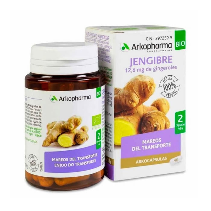 3578836110592 Arkopharma Ginger 40 Capsules - Image 1
