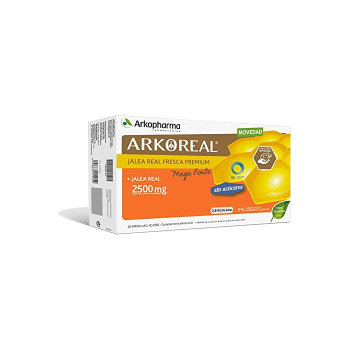 3578836129136 Arkoharma Arkoreal Royal Jelly 2500mg Bio 20 Ampoules - Image 1
