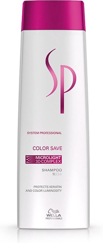 358x840-38 Wella SP Colour Save Shampoo-250 ml - Normale shampoo vrouwen - Voor Alle haartypes - Image 1