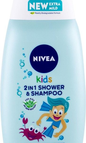 Nivea - 2 In Shower & Shampoo - Baby Shower Gel And Shampoo 2 In 1 With Apple Scent
