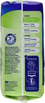 Tena Discreet Incontinence Sanitary Towel Mini 24 Units - Image 3