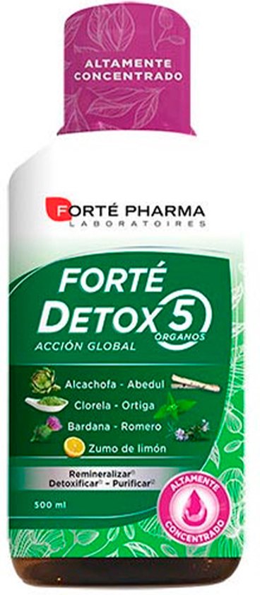 368x840-24 Digestive supplement Forté Pharma Forté Detox Lemon 500 ml - Image 1