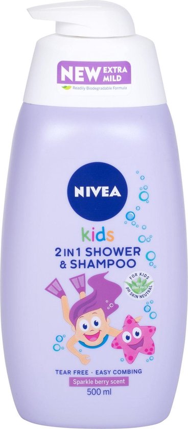 368x840 Nivea - 2 In 1 Shower Shampoo - Baby Shower Gel And Shampoo 2 In 1 With The Aroma Of Forest Fruits - Image 1