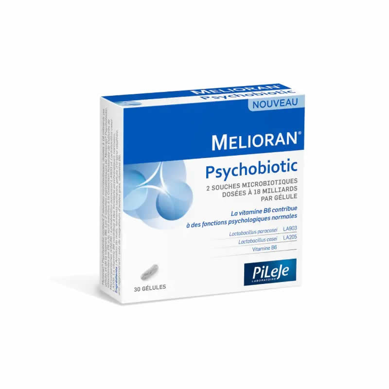 3701145690312 Pileje Melioran Psychobiotic 30 Capsules - Image 1