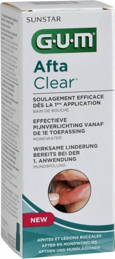 372x840-80 GUM Aftaclear - Mondspoeling - 120 ml - medisch hulpmiddel - Image 1