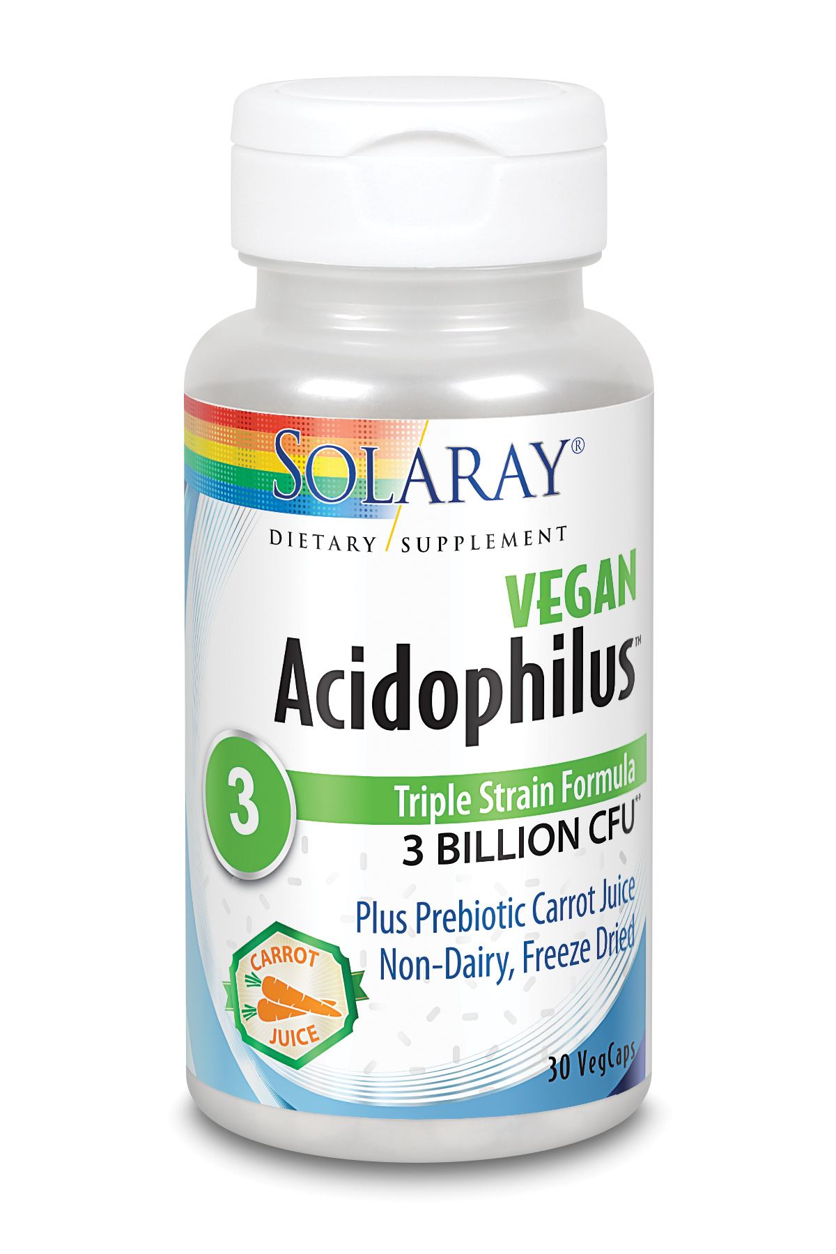 373906_f85a17891e2127774646c60d13990180 Solaray Acidophilus Plus 3 Billion 30 Caps - Image 1