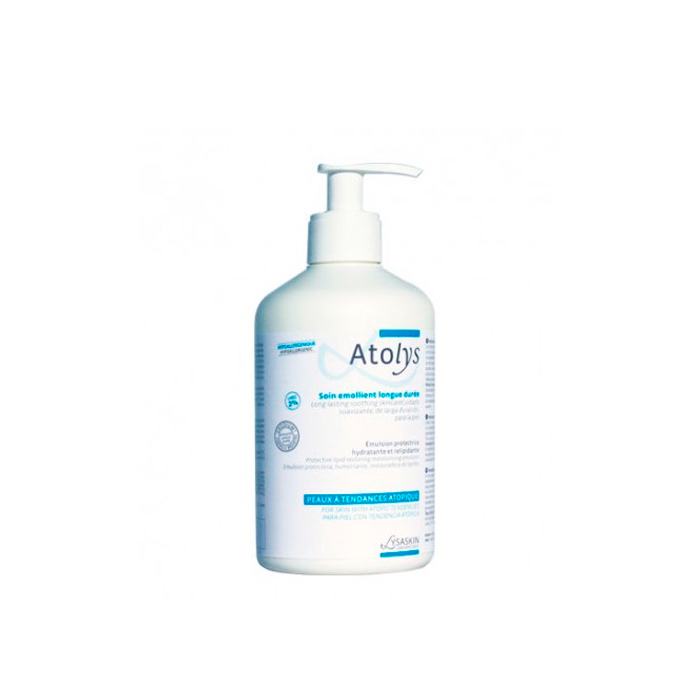 3760100590074_1 ATOLYS PROTECTIVE MOISTURIZING EMULSION FOR SKIN TYPES WITH ATOPIC TENDENCIES 500 ML - Image 1