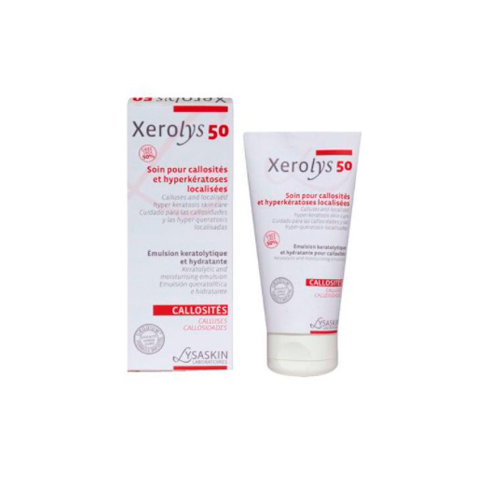 3760100590135_1 XEROLYS 50 Healing Urea Cream 50% for dry skin of Knees, Elbows, Feet, Psoriasis - Image 1