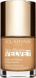 Clarins Foundation Skin Illusion Velvet Natural Matifying & Hydrating Foundation 112.3N Sandelwood - Image 4