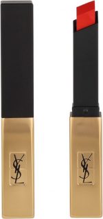 Yves Saint Laurent Lipstick Lip Make Up Rouge Pur Couture The Slim Leather   Matte Lipstick 23 Mystery Red - Image 3