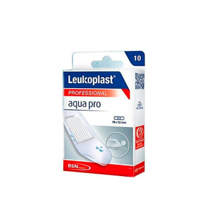 4042809512816_1 Leukoplast Aquapro Transparent Plaster 19x72mm 10U - Image 1