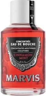 Marvis Mondwater Cinnamon Mint 120 Ml Rood