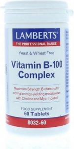 Lamberts Vitamine B100 Complex - 60 Tabletten - Image 2
