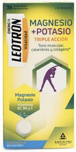 Voedingssupplement Leotron Magnesium Kalium 36 Stuks - Image 3