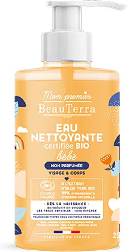 426x840-256 Beauterra Bio Bebé Agua Limpiadora Sin Perfume 750ml - Image 1