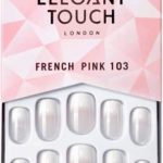 Elegant Touch Natural French Pink 103 Medium - Press on nails - Plaknagels - Nepnagels - 24 stuks - Beste Kwaliteit