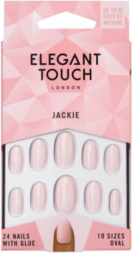 438x840-121 Elegant Touch Polish Jackie Nude Pink Oval - Image 1