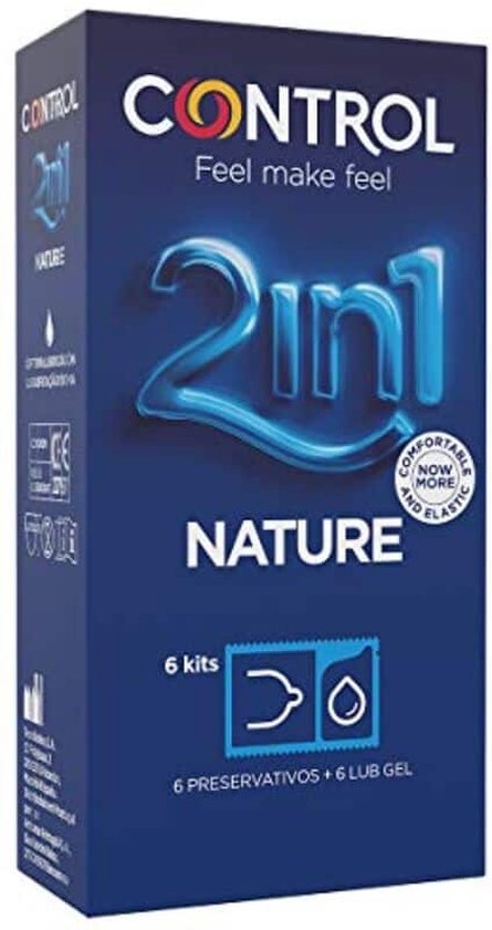 445x840-46 CONTROL | Control Duo Natura 2-1 Preservative + Gel 6 Units - Image 1