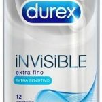 Durex Invisible Extra Thin Condoms 12 Unit