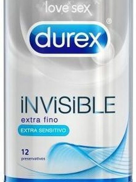 Durex Invisible Extra Thin Condoms 12 Unit