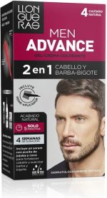 Gepigmenteerde crème Llongueras Men Advance Semi-permanent 4 - As Kastanjebruin (4 pcs) - Image 2