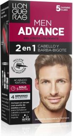 Gepigmenteerde crème Llongueras Men Advance Semi-permanent 5 - Lichtbruin (4 pcs) - Image 2