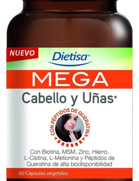 Dietisa Mega Cabello Y Ua+-as 60 Vcaps